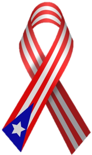 Flyer Ribbon Png - Red White And Blue Ribbon Png (410x448)