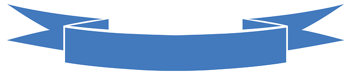 Ribbon Blue Celebration Decoration Banner - Ribbon Vector Png Blue (680x340)