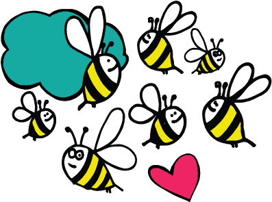 Year Two Of The League Of Busy B's Has Begun - Cartoon (400x303)