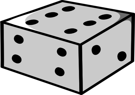 Dice Coloring Pages Page Image Clipart Images Grig3 - Dice Clipart Png (476x333)