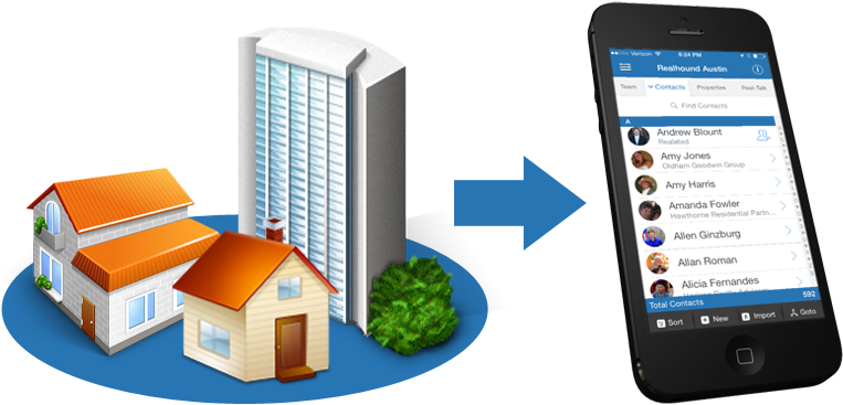 Linking Properties To Contacts Commercial Real Estate - Office Building Icon (809x446)