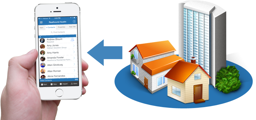 Linking Contacts With Properties 2 Commercial Real - Office Building Icon (829x446)