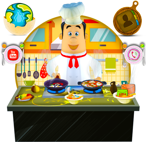 3d Cooking Man Theme Cheats - Cartoon (512x512)
