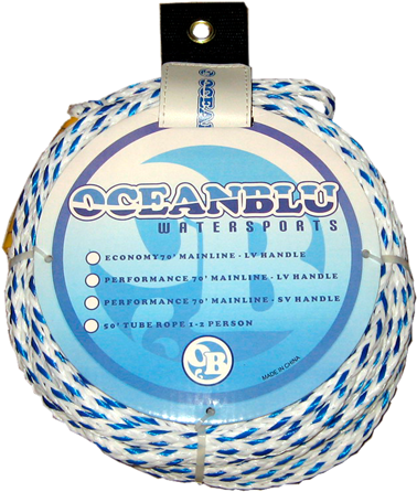 Ski Tube Rope 2 Man Oceanblu - Circle (441x480)