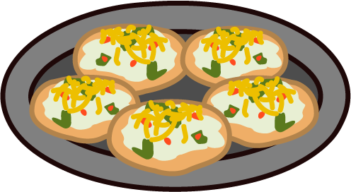 Download Graphic Patterns - Sev Puri Clipart Png (496x272)