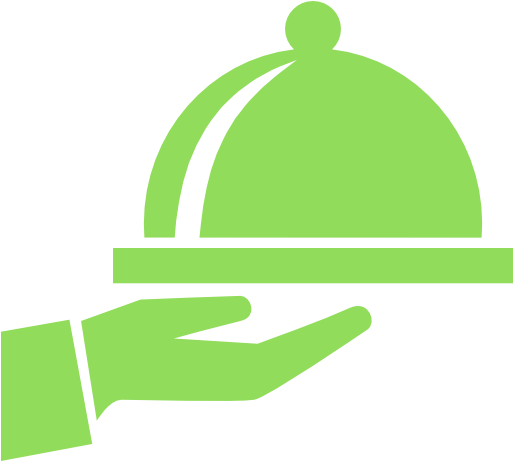 Indian Street Food Dining - Serving Icon (512x512)