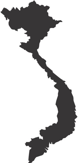 Vietnam Map Vector (320x640)