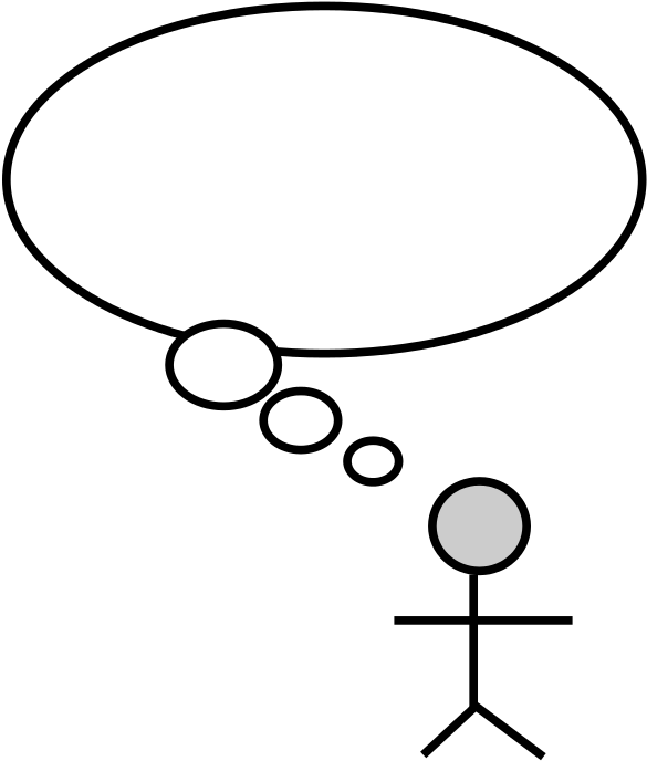 Original File Svg File Nominally 89 100 Pixels File - Bubble Of Thoughts Gif (683x767)