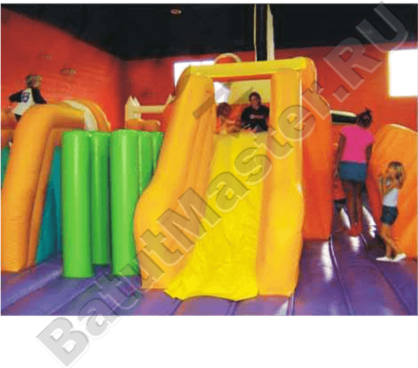 Надувной Батут "радуга" - Trampoline (600x600)