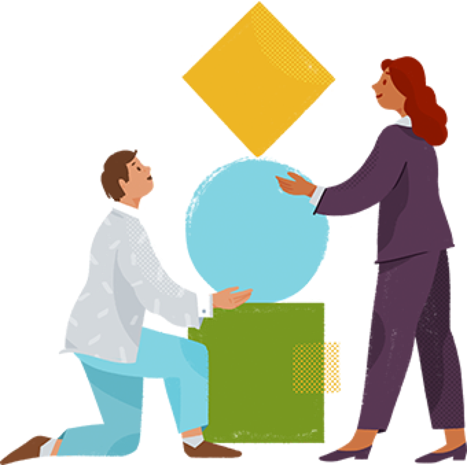 Powering The Work Of Global Organizations - Alice Lee Slack Illustration (680x678)