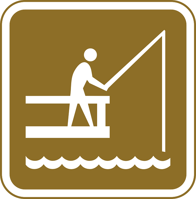 Sign, Symbol, Recreation, Fishing, Travel, Attraction - Simbolo De Zona De Pesca (630x640)