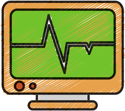 Heart Rate Monitor Icon - Illustration (550x550)