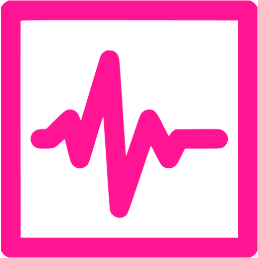 Deep Pink Heart Monitor Icon - Azure Monitor Icon (512x512)