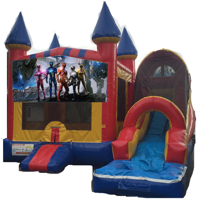 Combo Castle Super Big Front Power Rangers $200 - Brian Tyler Power Rangers (score) / O.s.t. Vinyl Record (1000x750)