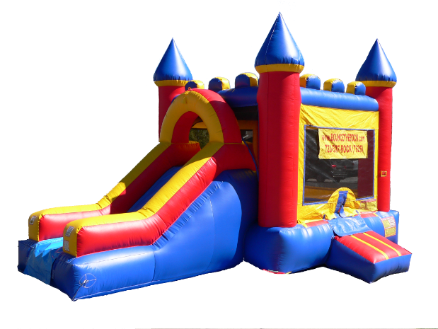 Castle Combo Bounce House Dry - Castle (1000x733)