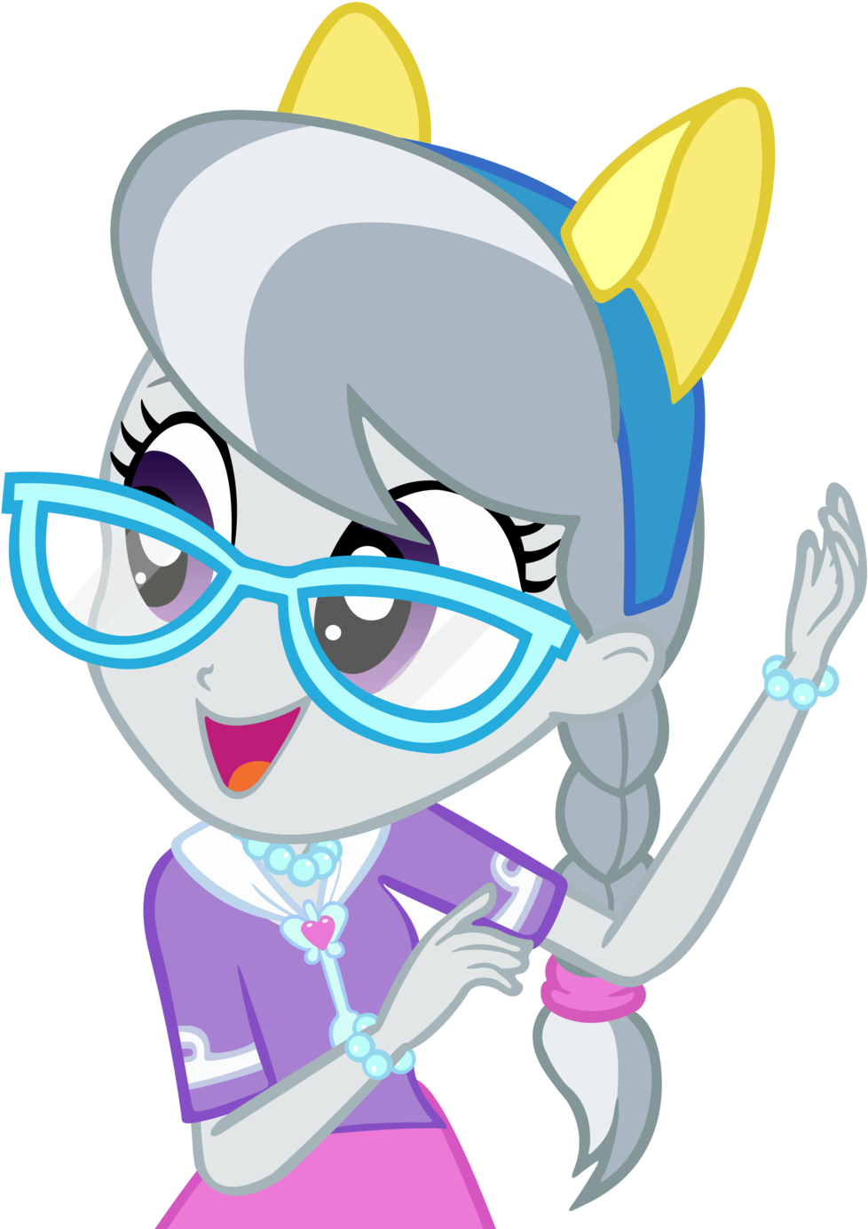 Human Silver Spoon Vector By Cool77778 Human Silver - Silver Spoon Equestria Girl (1024x1393)