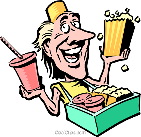 Cartoon Food Vendor Royalty Free Vector Clip Art Illustration - Baseball Vendor Clip Art (480x467)