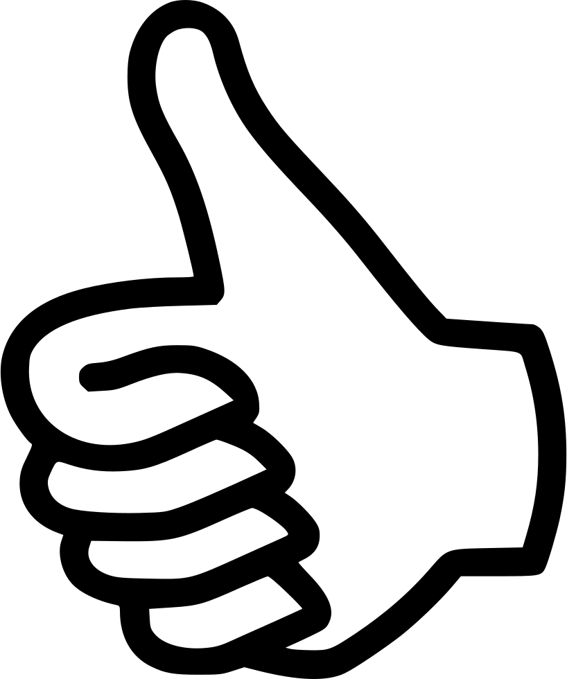 Like Thumbs Up Vote Comments - Thumbs Up Symbol (818x980)