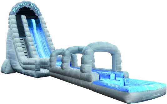 Roaring River Water Slide Rentals - Bounce House Water Slides (560x360)