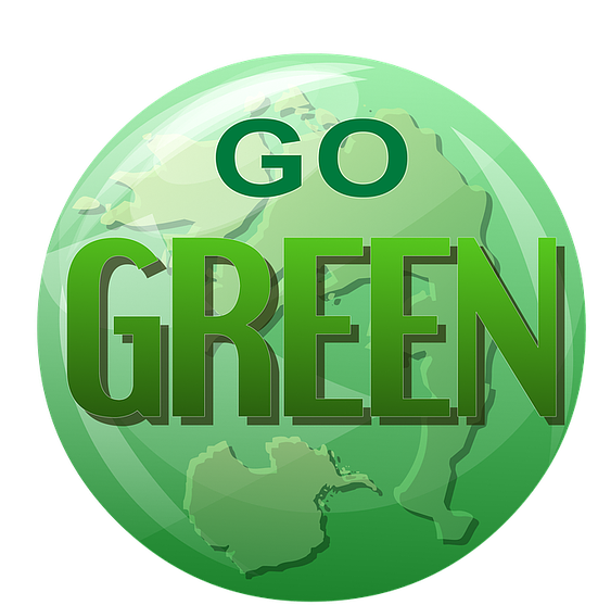 We Believe That Every Day Is An Opportunity To Practice - Go Green Public Domain (640x591)