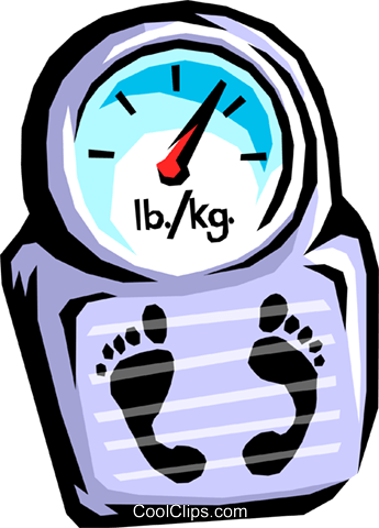 Weight Scale Royalty Free Vector Clip Art Illustration - Much Would I Weigh On Mercury (345x480)