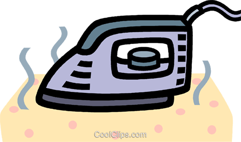 Iron, Electric Hand Iron Royalty Free Vector Clip Art - Collar (480x284)
