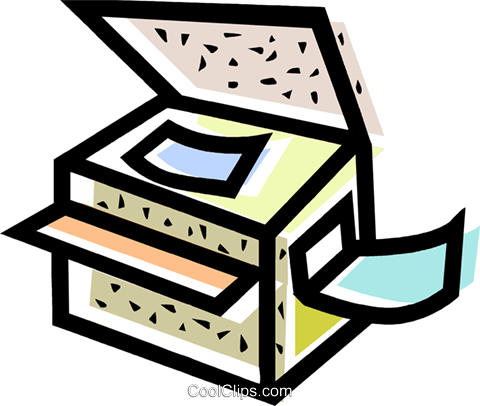 Photocopier Royalty Free Vector Clip Art Illustration - Clip Art (480x406)