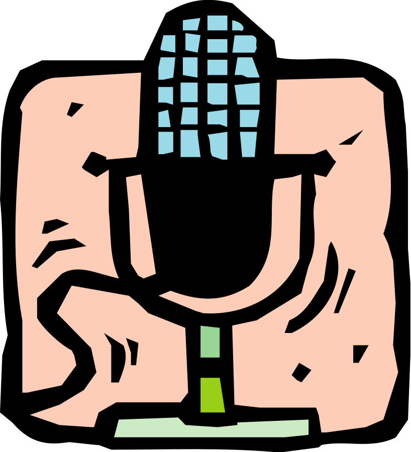 Microphone Clipart Vector Clip Art Online Royalty Free - Clip Art (818x900)