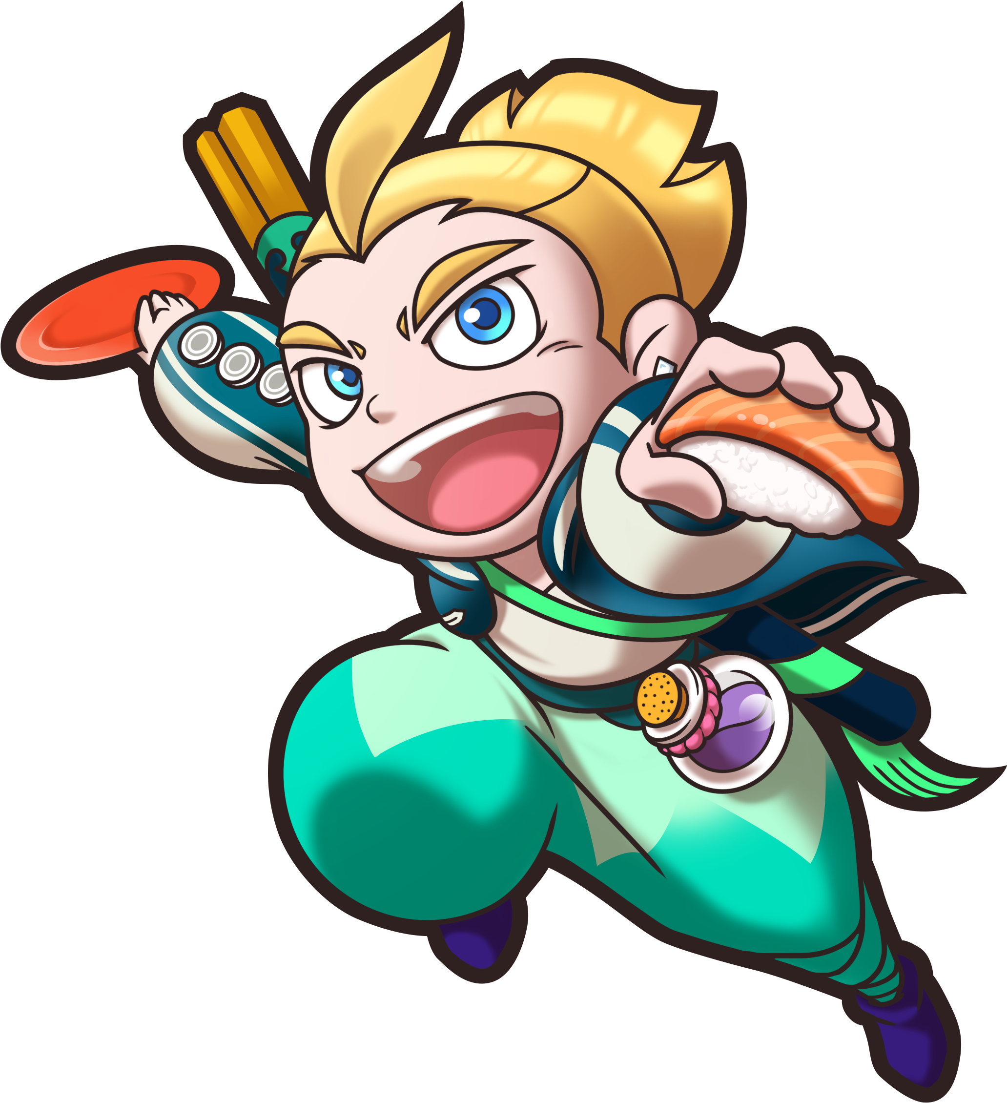 3ds E32017 Character 01 - Sushi Striker The Way Of Sushido (2800x2800)
