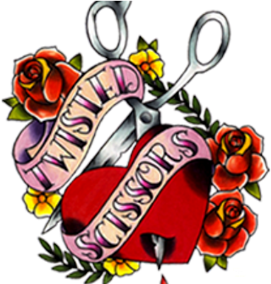 Twisted Scissors Chi - Twisted Scissors Logo (400x400)