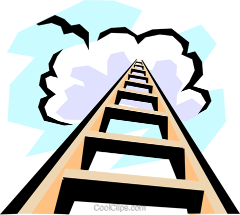 Stairway To Heaven Royalty Free Vector Clip Art Illustration - Stairway To Heaven (789x700)