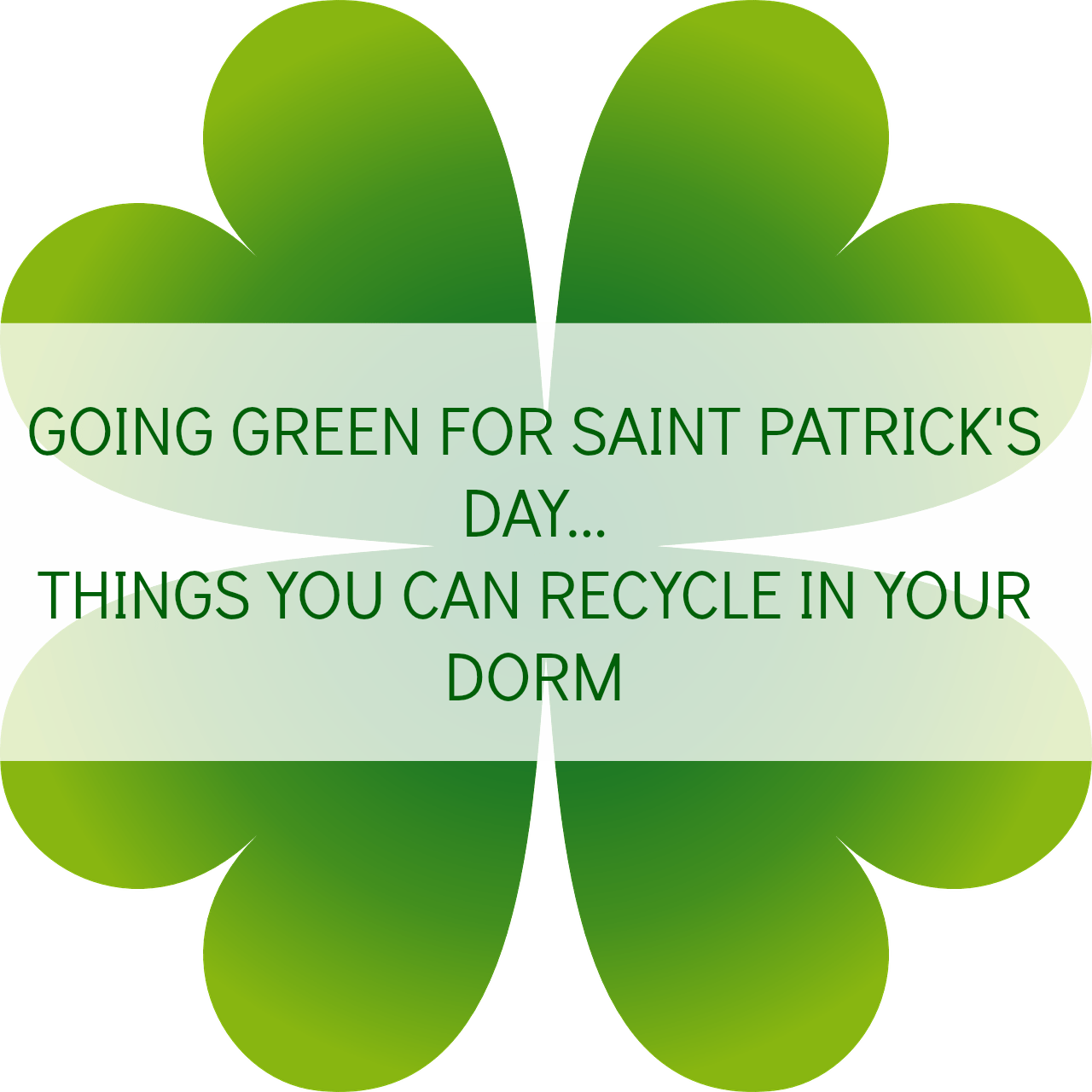 Going Green For St - Trefle Clipart (1280x1280)