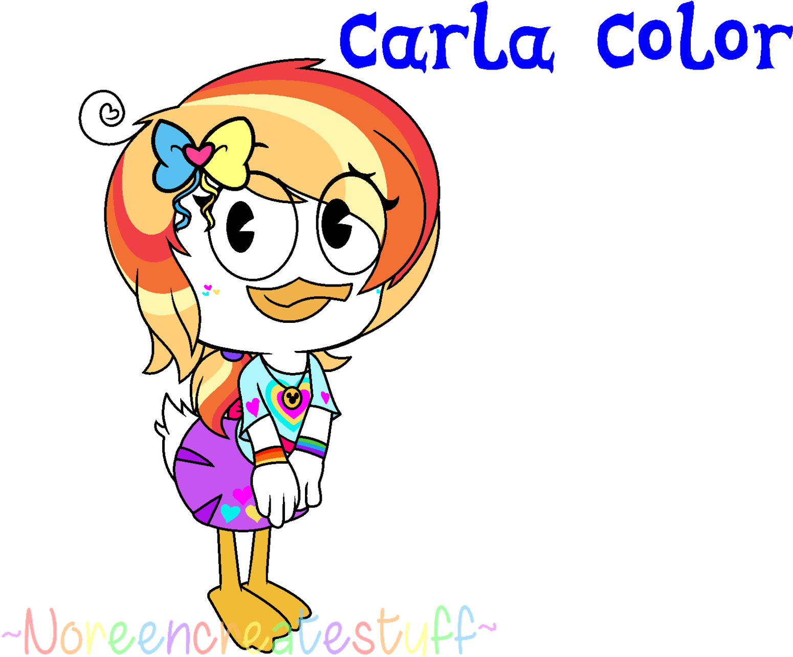 Noreencreatesstuff My Ducktales Oc Carla Color By Noreencreatesstuff - Ducktales (1600x1375)