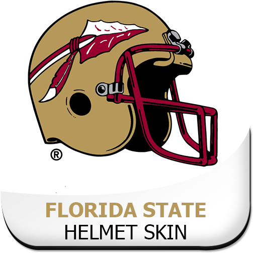 Florida State Seminoles Premium Helmet 3' X 5' Flag (512x512)