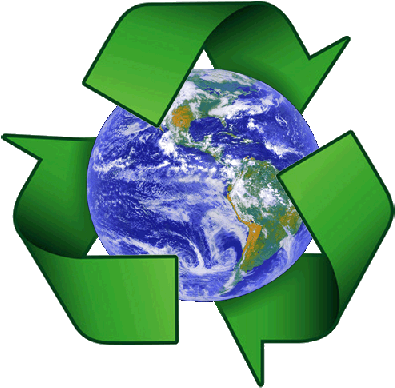 There Is A Lot Of Talk About Going Green And Recycling - Recycling Helps The Earth (400x400)