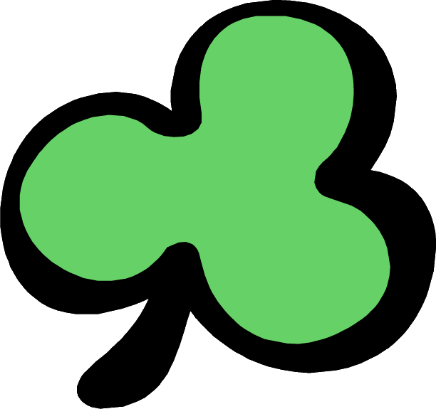 We Are Going To Make A Clover Field On Olivia's Door - Clover (612x575)