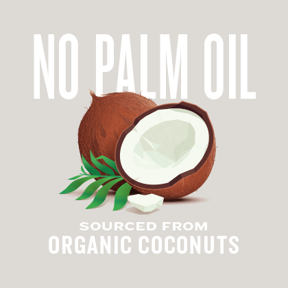 Natural Force Mct Oil Contains No Palm Oil And Is Sourced - Coconut Illustration (420x420)