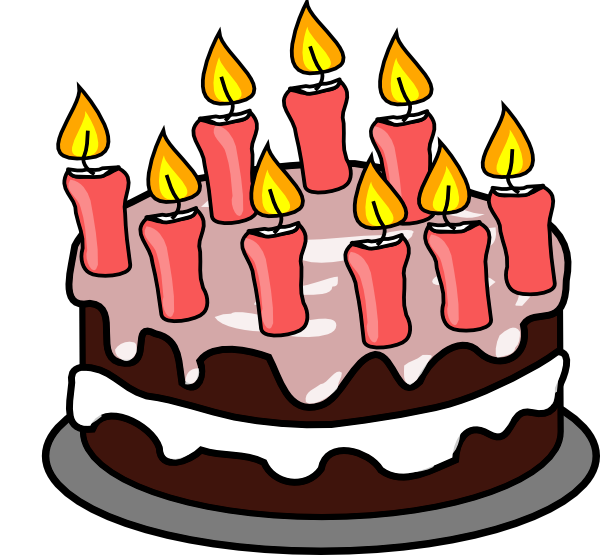 Favorable Inspiration Birthday Cake Clip Art And Wonderful - Birthday Cake Clip Art (600x555)