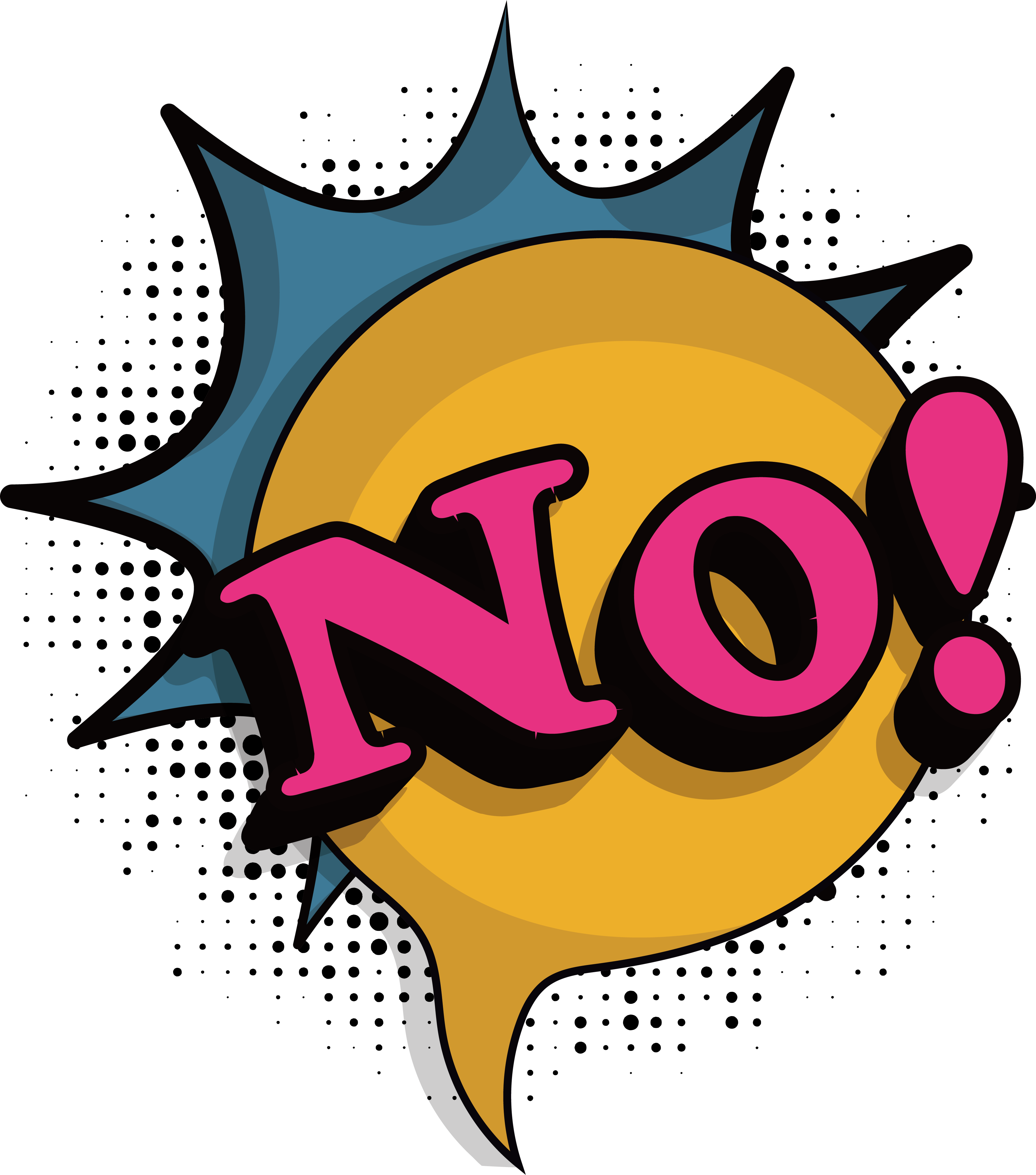 Drawing Graffiti Speech Balloon Illustration - Retro Dialogue Box (3632x4119)