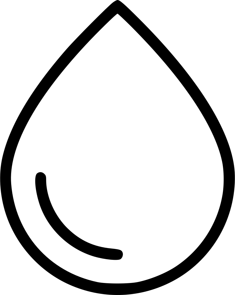 Drop Water Blood Rain Humidity Waterproof Comments - Drop Line Drawing Png (780x980)