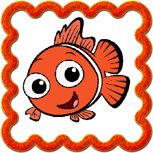 Glitter Clipart Fish - Dory And Nemo Drawings (512x521)