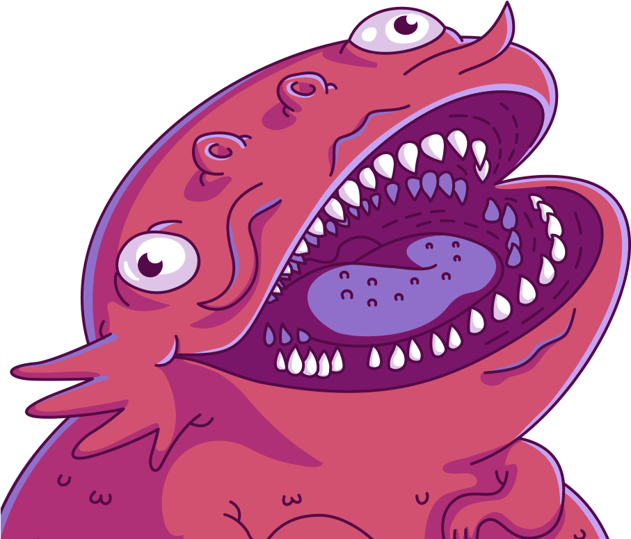 Animated Yummy Sticker Gif - Gif Big Mouth Eat (936x776)