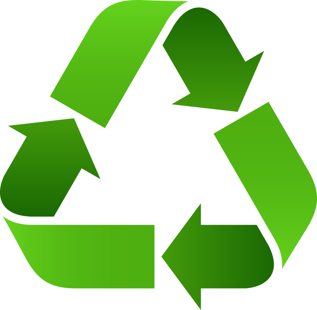 Know End Use - Recycling Symbol Green (1024x1002)