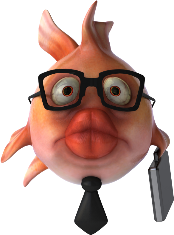 Based Presentations - Cartoon Fish With Big Lips (600x799)