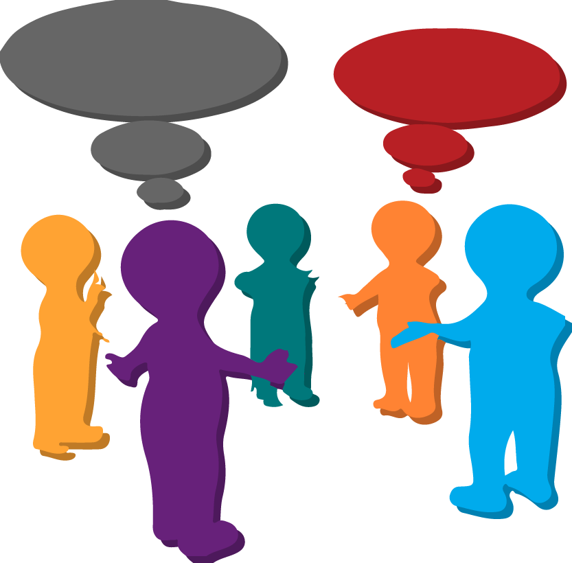 Design A Solution That Is Efficient And Works - Stand Up Meeting Clipart (833x820)