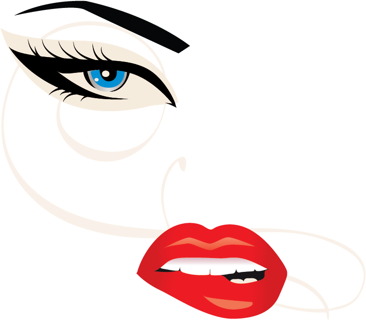 Cosmetics Make-up Artist Logo Fashion Eye Shadow - Makeup Logo (837x686)