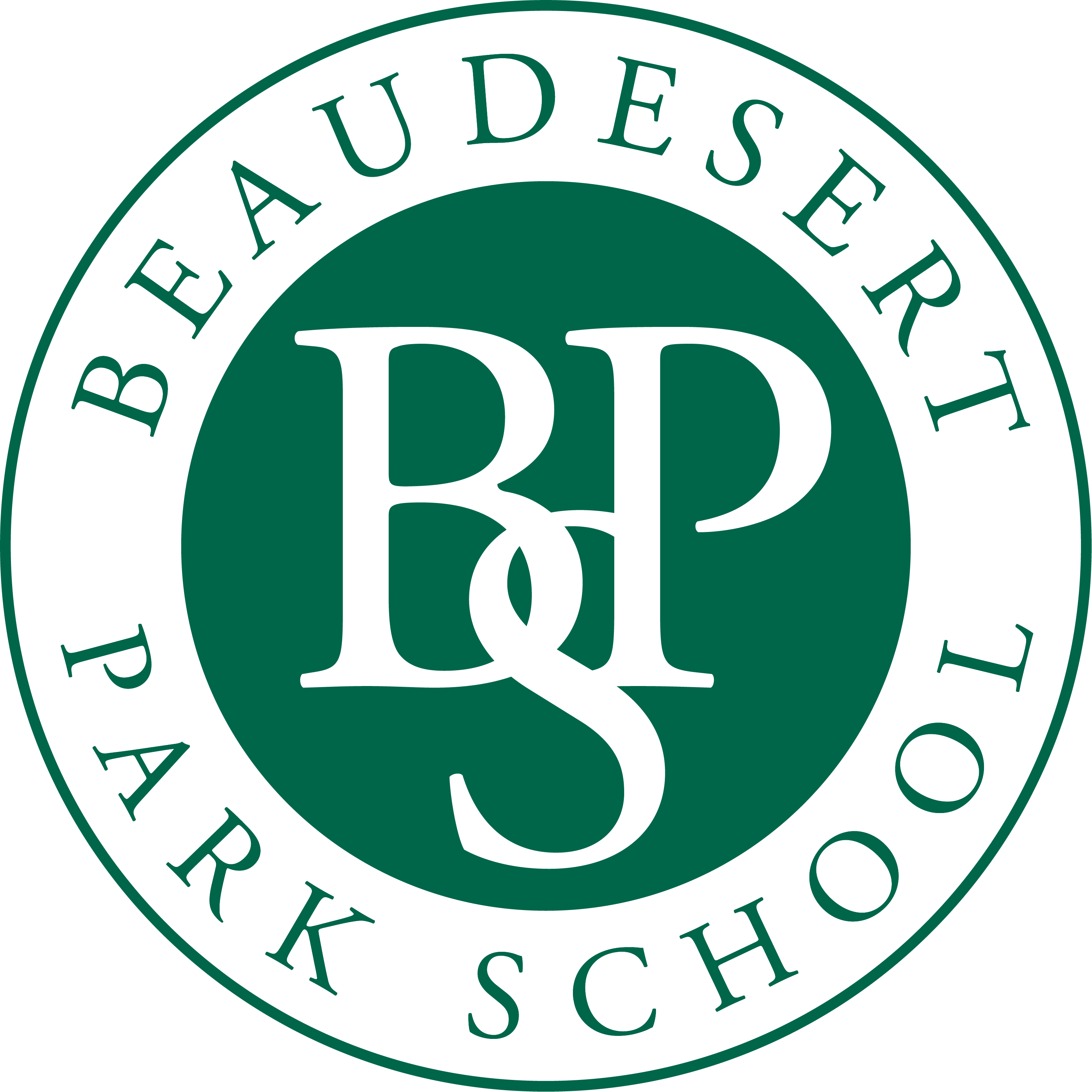 Custom Logo Here - Beaudesert Park School Logo (2983x2983)