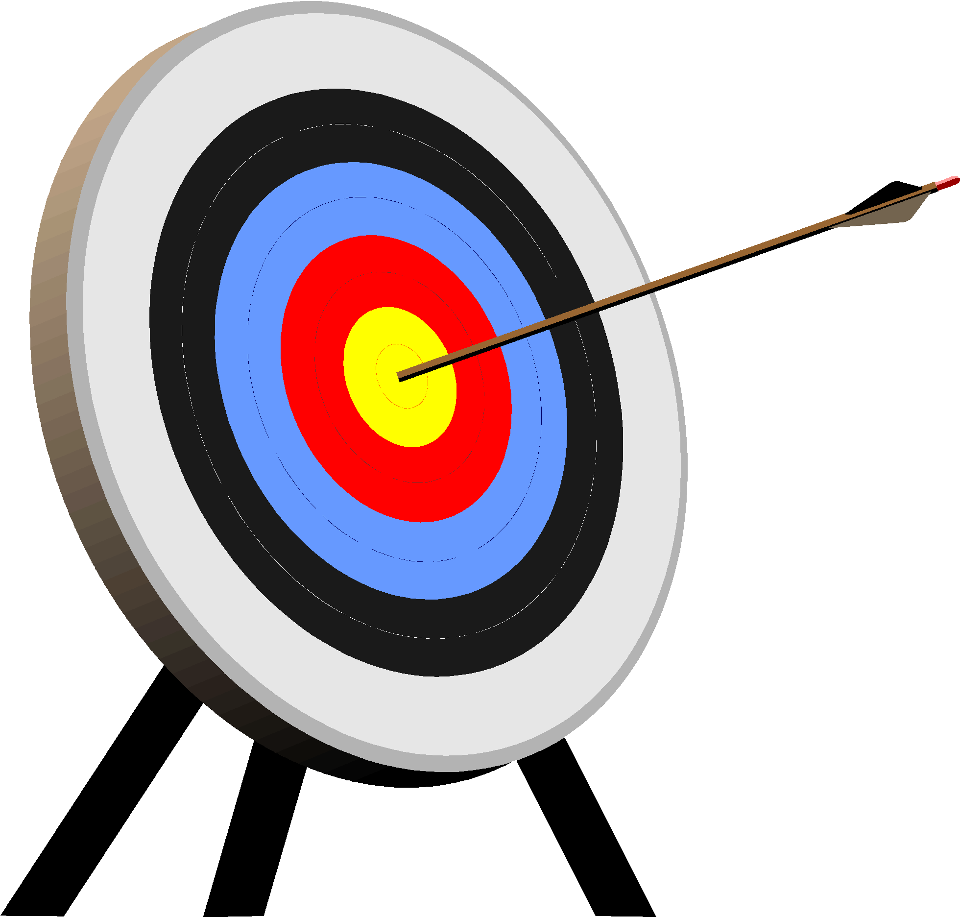 Conron, Kelly, Health Amp Pe 9th Grade Physical Education - Archery Target Clip Art (1960x1872)