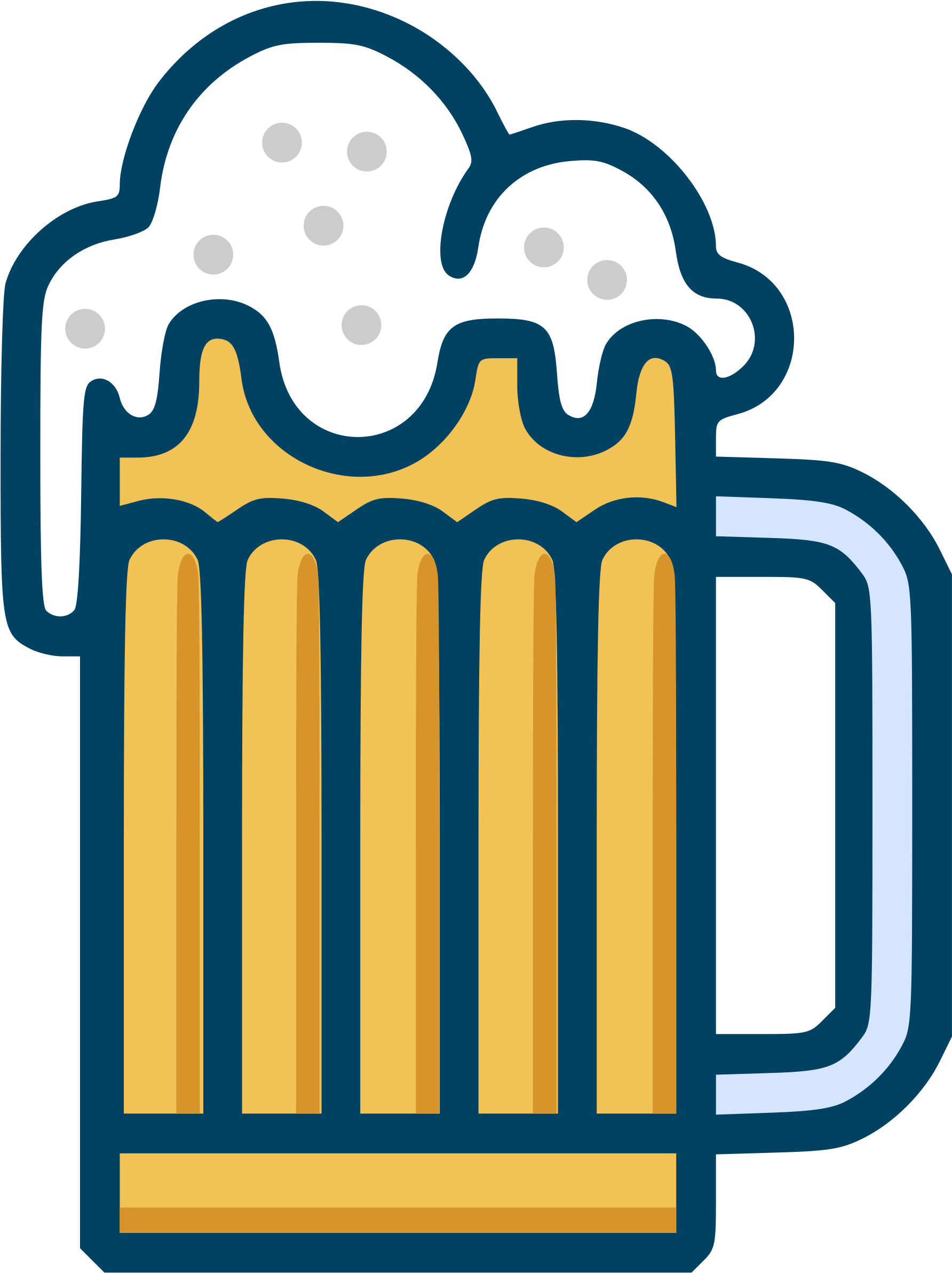 Dordy Cliparts - Beer Stein Clipart (1967x2400)