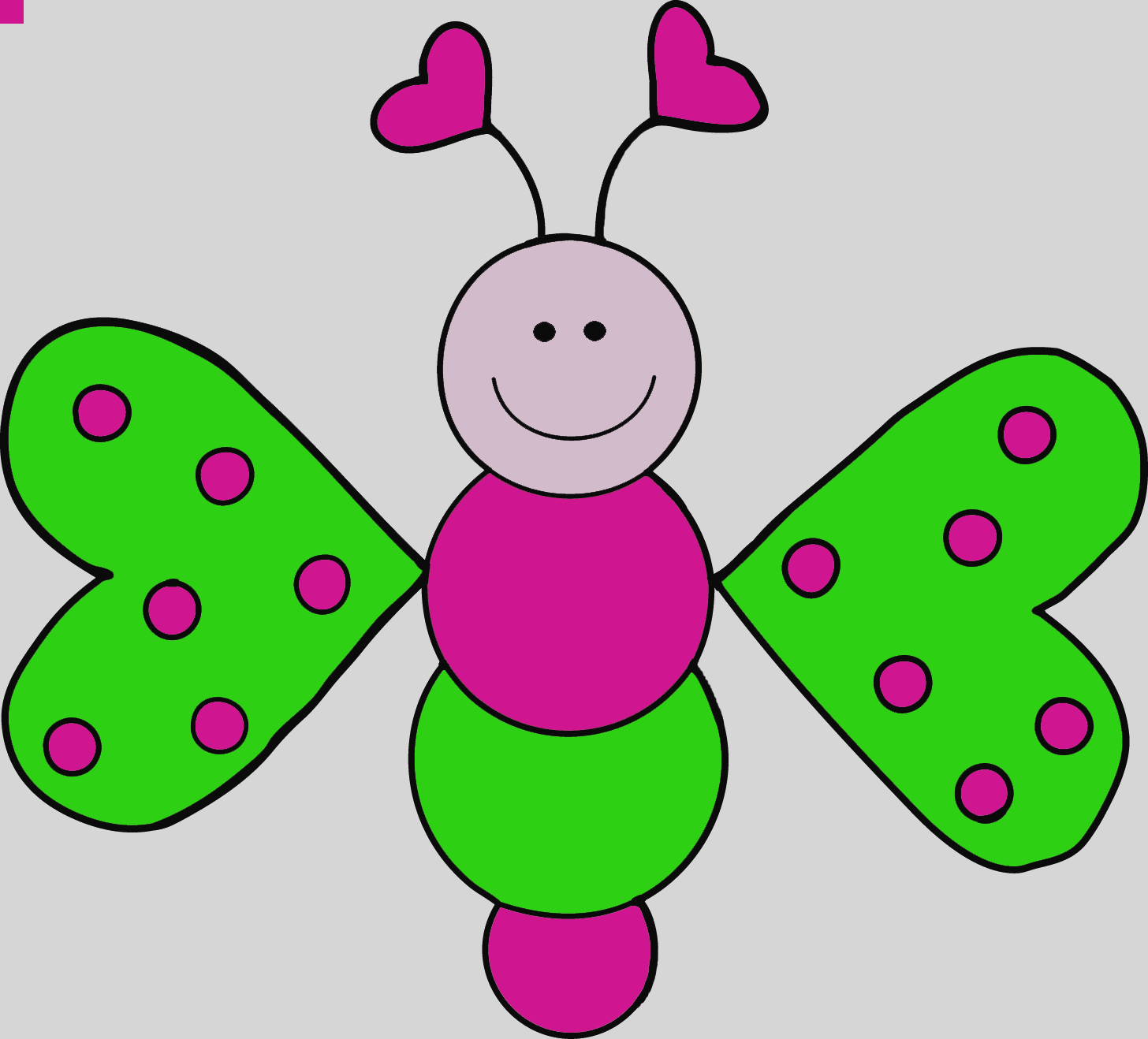 Бабочка для детей 2 лет